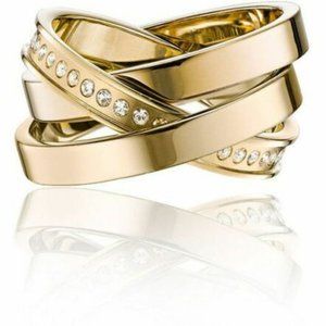Vita Fede Gold Cassio Pave adjustable rings